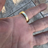 14K Gold Plated 925 Sterling Silver La Santa Muerte Ring CZ Anillo Oro Chapado