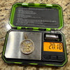 14K Gold Plated 925 Sterling Silver St Michael CZ Pendant Medallion