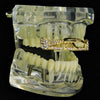 14K Gold Plated AK-47 Gun Rifle Iced Top Teeth Grillz