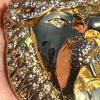 14k Gold Plated  Big Juge Jumbo Lion Head Franco Chain Necklace 36"