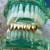 14K Gold Plated Bottom Teeth Deeper-Cut Grillz