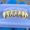 14K Gold Plated Bottom Teeth Deeper-Cut Grillz