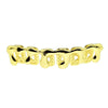 14K Gold Plated Bottom Teeth Melting Dripping Drip Grillz