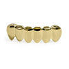 14K Gold Plated Bottom Teeth Plain Grillz