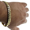 14K Gold Plated Cuban Curb Bracelet 9" x 9MM