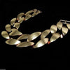 14k Gold Plated Cuban Link Hip Hop Necklace 30" 25mm Chain w/25 mm Bracelet Set