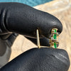 14k Gold Plated CZ Stone Cross Tooth Cap Silver Tone Grillz