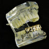 14K Gold Plated Deep Diamond-Cut Bottom Grillz