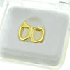14k Gold Plated Double Bottom Right Vampire Fang Single Tooth Cap