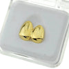 14K Gold Plated Double Caps - Left Hand Teeth