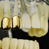 14K Gold Plated Double Caps - Right Hand Teeth