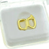 14K Gold Plated Double Left Lower Gold Fang