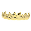 14K Gold Plated Fire Flames Top Teeth Grillz
