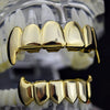 14k Gold Plated Full Vampire Fangs Grillz Set