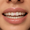 14K Gold Plated Gap Grill Pink CZ Iced Single Tooth Grillz