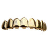 14k Gold Plated Grillz Deeper-Cut Top 8 Eight Teeth