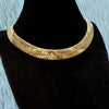 14K Gold Plated Herringbone Chain Necklace 20" x 14mm