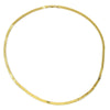 14K Gold Plated Herringbone Chain Necklace 24" x 5mm