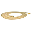 14K Gold Plated Herringbone Chain Necklace 30" x 7mm