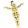 14K Gold Plated Jesus Body Cross Pendant 3.5"