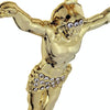 14K Gold Plated Jesus Body Cross Pendant 3.5"