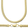 14K Gold Plated Miami Cuban Chain Necklace 20" x 7MM