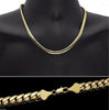 14K Gold Plated Miami Cuban Chain Necklace 20" x 7MM