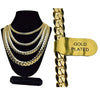 14K Gold Plated Miami Cuban Chain Necklace 24" x 10MM