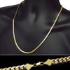 14K Gold Plated Miami Cuban Chain Necklace 24" x 5MM