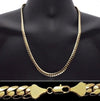 14K Gold Plated Miami Cuban Chain Necklace 24" x 8MM