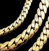 14K Gold Plated Miami Cuban Chain Necklace 24" x 8MM