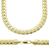 14K Gold Plated Miami Cuban Chain Necklace 30" x 10MM