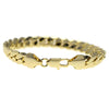 14K Gold Plated Miami Cuban Link Bracelet 10mm 9" Inch