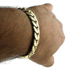 14K Gold Plated Miami Cuban Link Bracelet  12mm 8" Inch