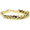 14K Gold Plated Miami Cuban Link Bracelet 12mm 9" Inch