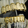 14K Gold Plated Nugget Teeth Grillz Set