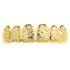 14K Gold Plated Nugget Top Teeth Grillz