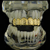 14K Gold Plated Nugget Top Teeth Grillz