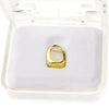 14K Gold Plated Open Single Cap Bottom Tooth