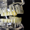 14K Gold Plated Open Top Tooth Single Cap Grillz