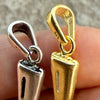 14k Gold Plated or Solid 925 Silver Oxidized AK-47 Big Gun Pendant 3.25"