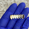 14K Gold Plated Over 925 Silver Diamond Cut Bottom Grillz