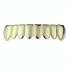 14K Gold Plated over 925 Silver Eight Bottom Teeth Grillz