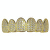 14K Gold Plated over 925 Silver Top Micro Pave Grillz
