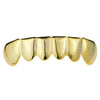 14K Gold Plated over 925 Sterling Silver Bottom Teeth Grillz