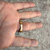 14K Gold Plated Over 925 Sterling Silver CZ Lucky Horseshoe Ring