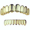 14K Gold Plated over Solid 925 Sterling Silver 8 On 8 Grillz Set