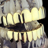 14K Gold Plated over Solid 925 Sterling Silver 8 On 8 Grillz Set