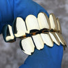 14K Gold Plated over Solid 925 Sterling Silver 8 On 8 Grillz Set