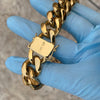 14k Gold Plated Over Stainless Steel Miami Cuban Chain Or Bracelet 14K GP 4-18mm